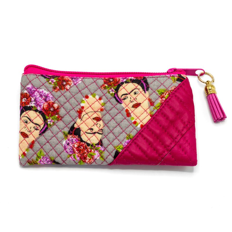 Cartera de piel Frida Kahlo: ¡Un accesorio único y divertido!