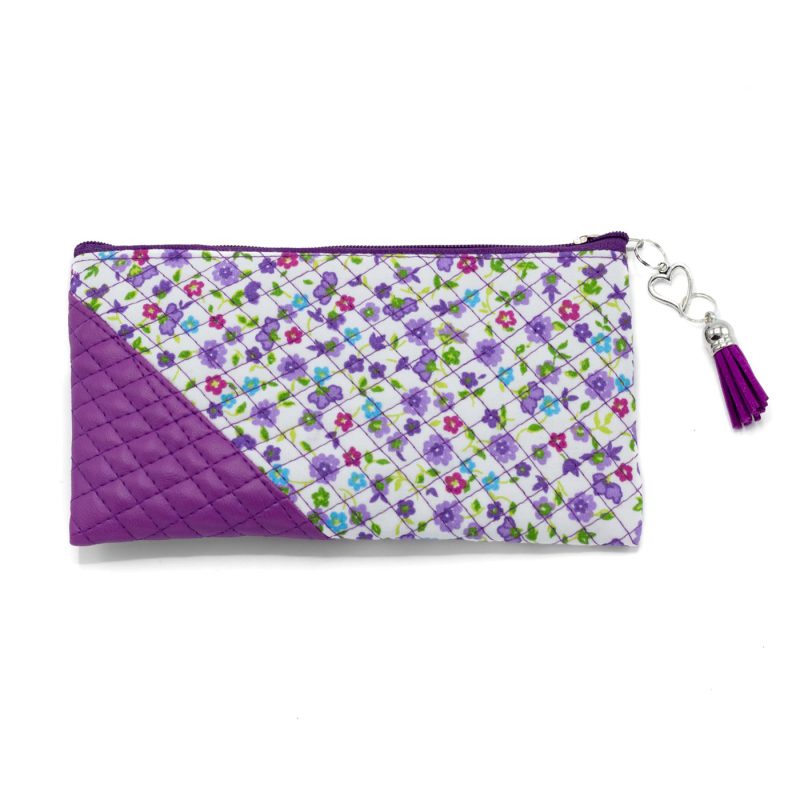 Cartera Floriana artesanal y alegre