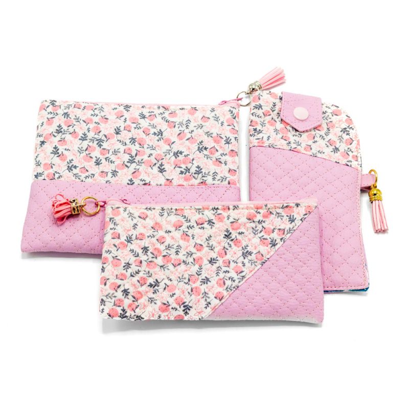 Kit Flores y Polipiel Rosa
